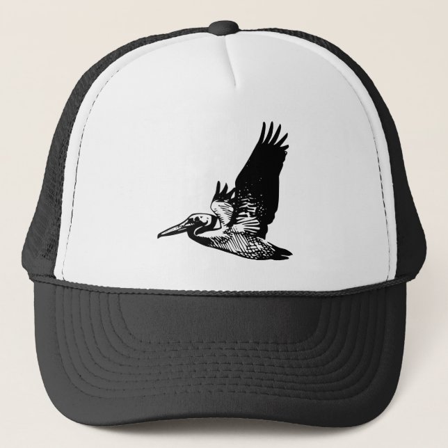 Flying Pelican Trucker Hat (Front)