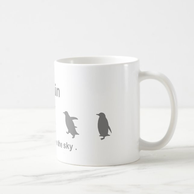 Flying Penguin2 g5 Coffee Mug (Right)