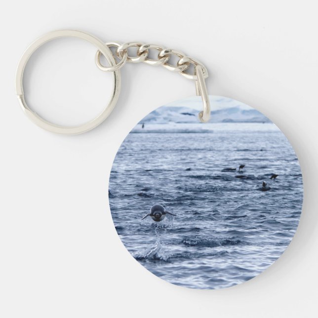 Flying penguin key ring (Front)