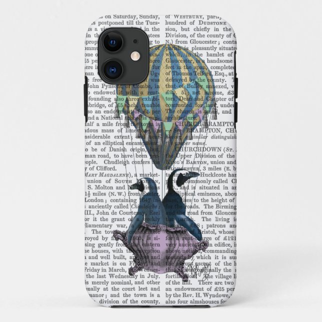 Flying Penguins Case-Mate iPhone Case (Back)