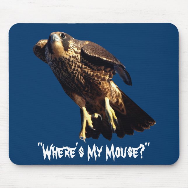Flying PEREGRINE FALCON Collection Mouse Pad (Front)