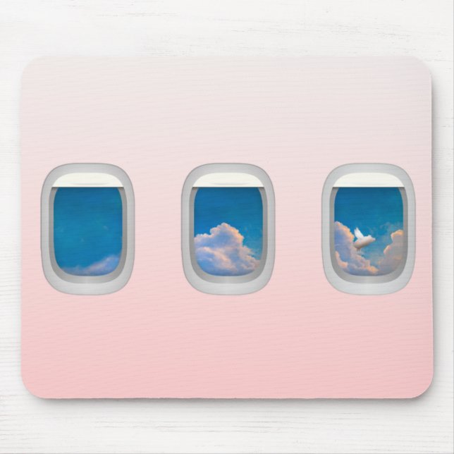 flying pig/aeroplane winows mousepad (Front)