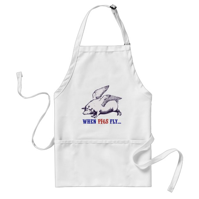 Flying Pig BBQ Standard Apron (Front)