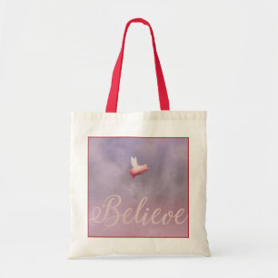 Flying Pig-Believe Tote Bag