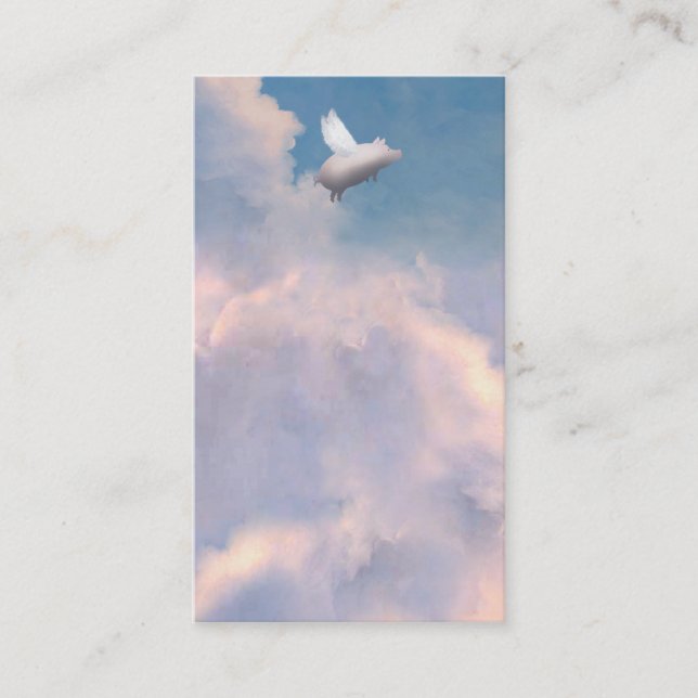flying pig business cards (Front)