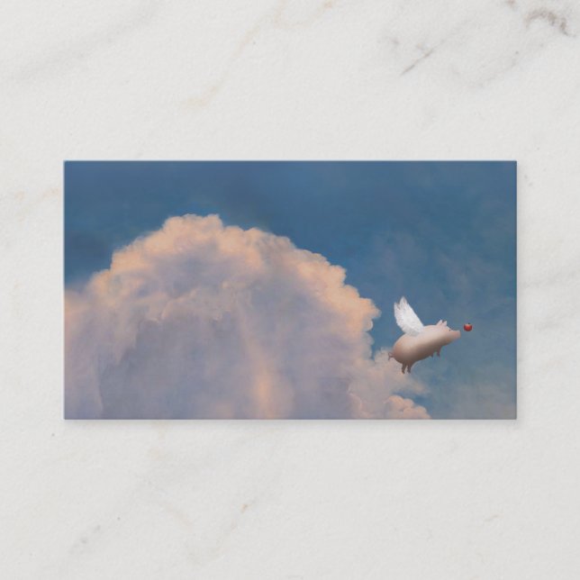 flying pig business cards (Front)