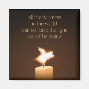 Flying Pig Candle Flame Magnet