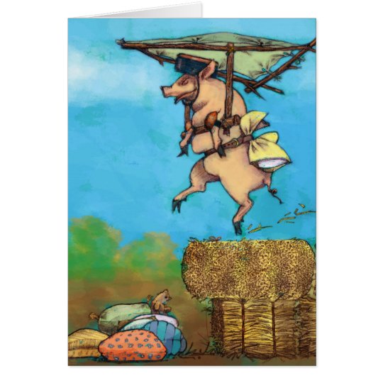 Flying Pig Card