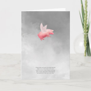 Flying Pig Card