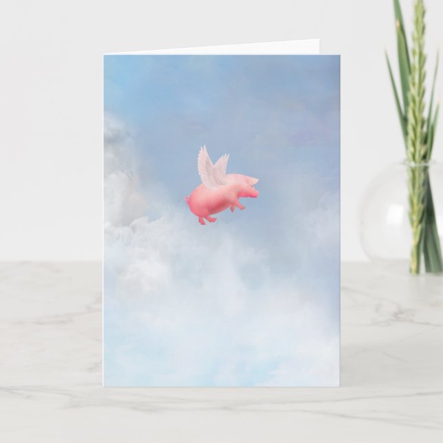 Flying Pig Card (Front)