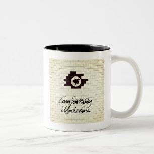 Flying Pig-Comfortably Unbelievable Two-Tone Coffee Mug