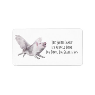 Flying Pig Creative Address Labels When Pigs Fly