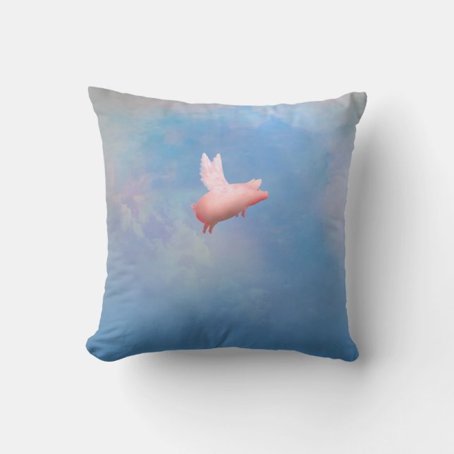 Flying Pig Cushion (Front)