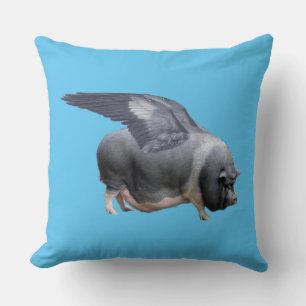flying pig cushion