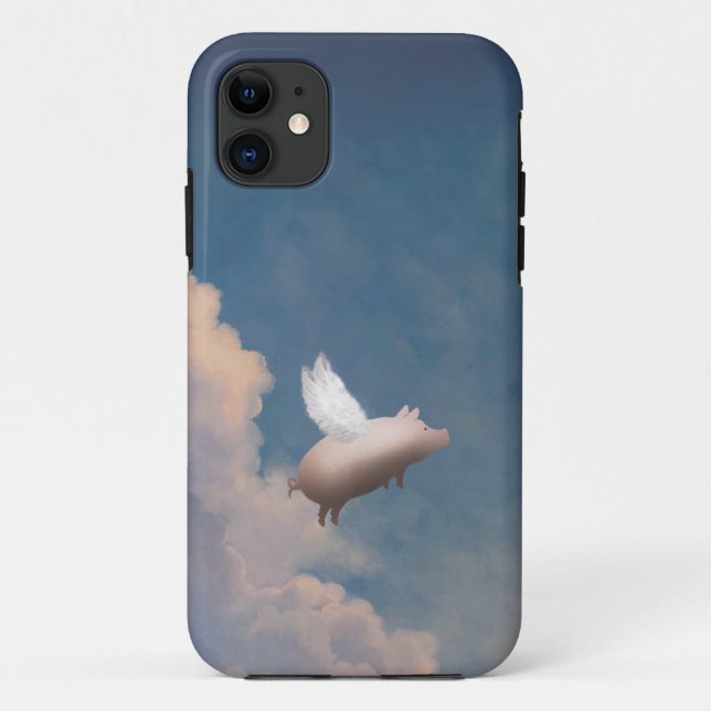 flying pig Custom iPhone 5 Case (Back)