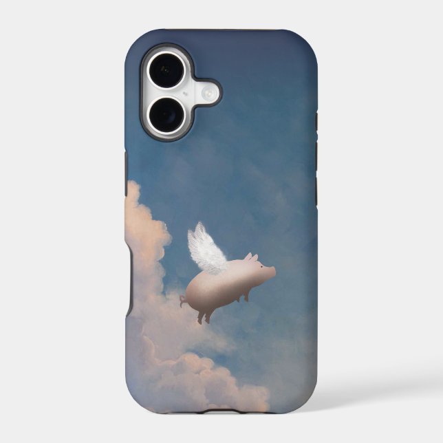 flying pig Custom iPhone 5 Case (Back)