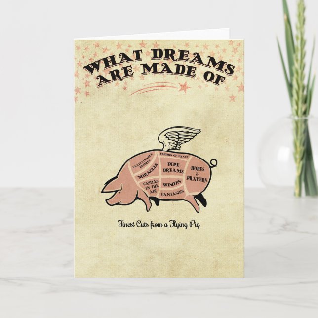 FLYING PIG CUTS CARD (Front)