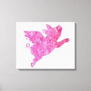 Flying Pig Gifts, When pigs fly, Flying Pig, Pig, Canvas Print