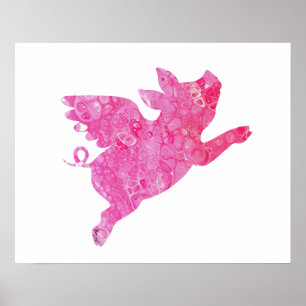 Flying Pig Gifts, When pigs fly, Flying Pig, Pig, Poster