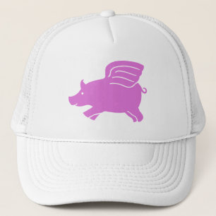 Flying Pig Hat - Pink