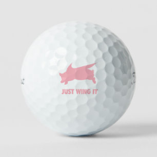 Flying Pig Just Wing It Golf Balls
