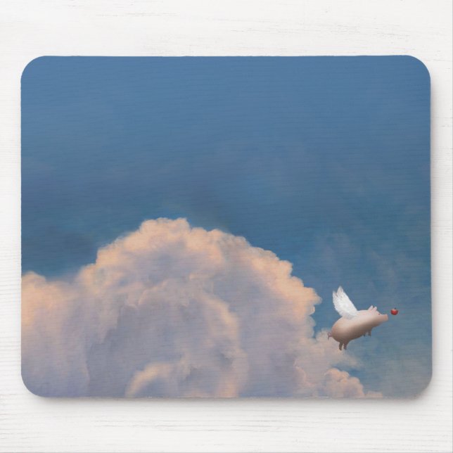 flying pig mousepad (Front)