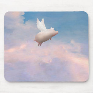 flying pig mousepad