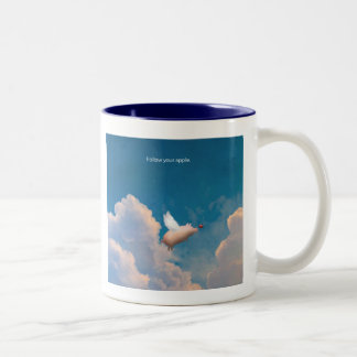 flying pig mug