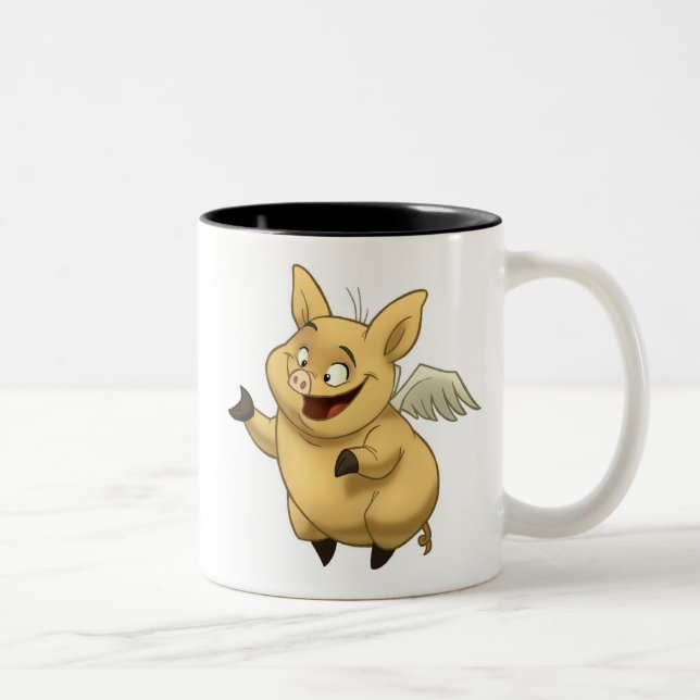 Flying Pig Mug (Right)