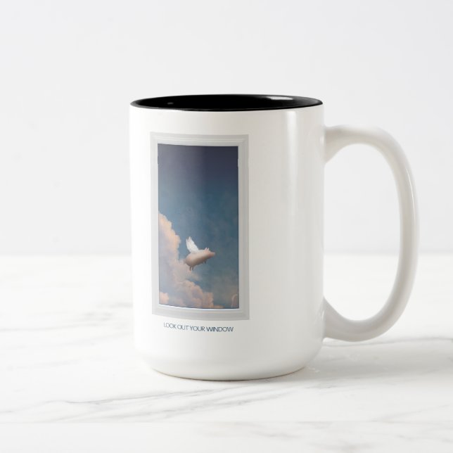 flying pig mug (Right)