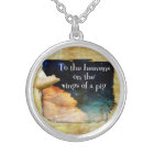 flying pig necklace
