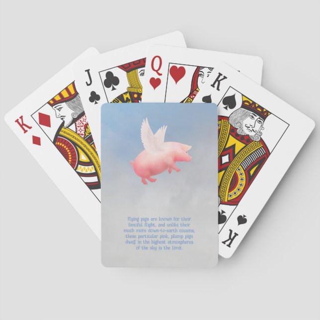 Flying Pig Playing Cards (Back)