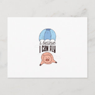 Flying Pig Postcard