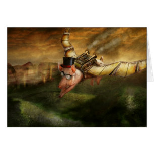 Flying Pig - Steampunk - The flying swine