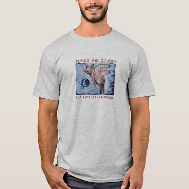 Flying Pig Studio men's T-shirt (Front)
