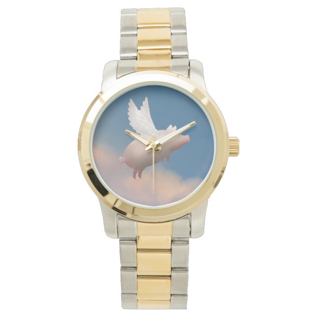 flying pig watch (Front)