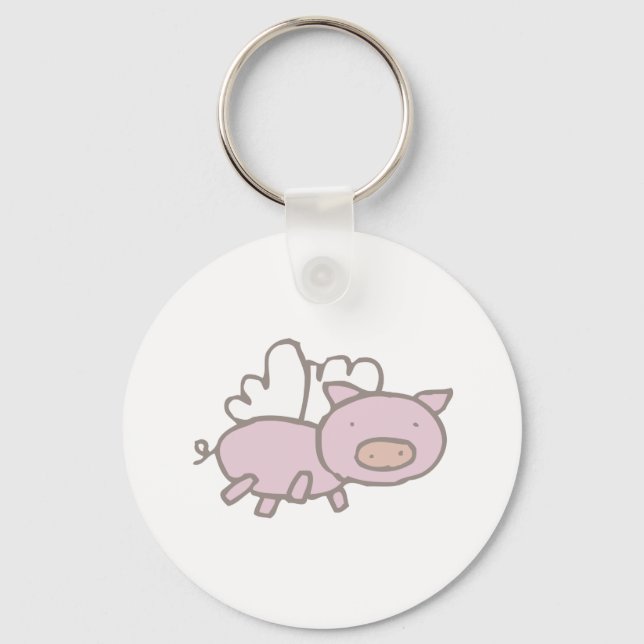 Flying Piggy Key Ring (Front)