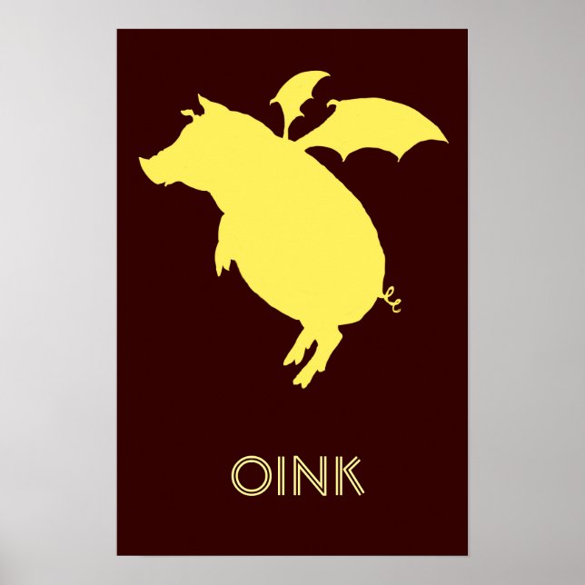 Flying piggy poster (Front)