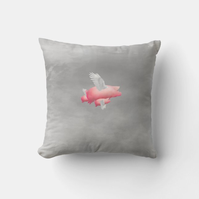 Flying Piglets Cushion (Front)