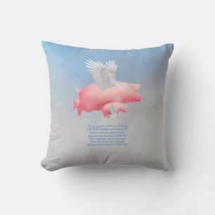 Flying Piglets Cushion