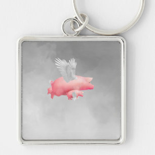 Flying Piglets Keychain