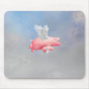 Flying Piglets Mouse Pad