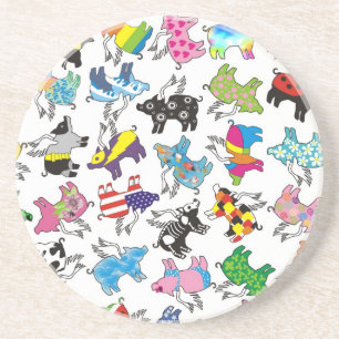 flying pigs coaster