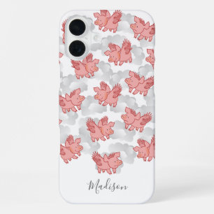 Flying Pigs custom name phone cases