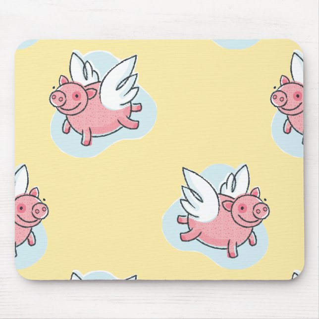 Flying Pigs for Chinese New Year 2019 Mousepad (Front)