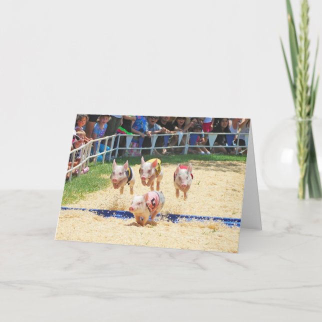 Flying Pig's Greeting Card (Front)