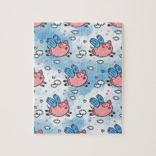 flying pigs jigsaw puzzle