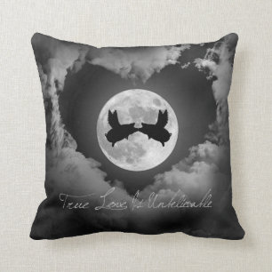 Flying Pigs Kissing-True Love Is Unbelievable Cushion