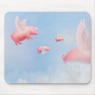 Flying Pigs Mouse Pad