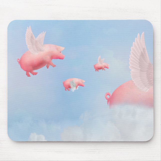 Flying Pigs Mouse Pad (Front)
